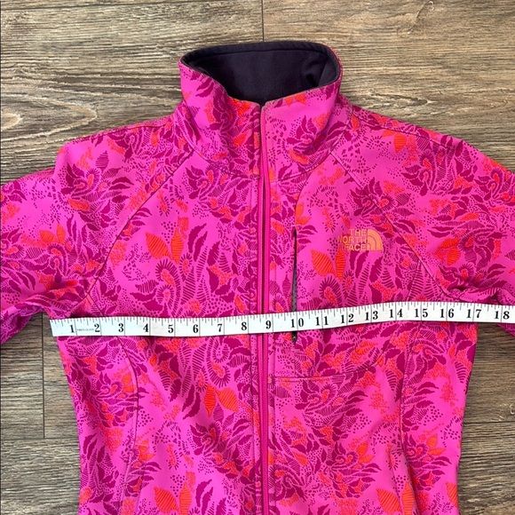 The North Face Women's Size XS Hyvent Floral Pink Softshell Jacket - Picture 10 of 14